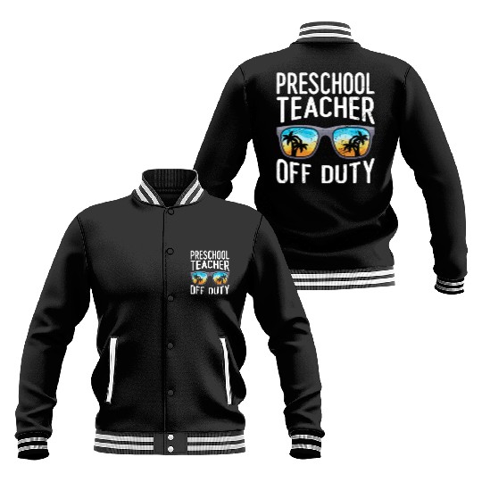 Preschool kindergarten educator off duty teacher Baseball Jackets
