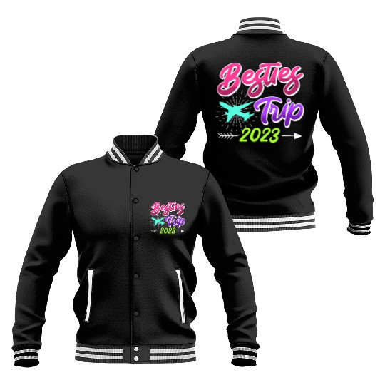 Besties Trip 2023 Vacation Friends Spring Break Baseball Jackets