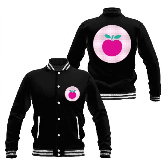 pink apple Baseball Jackets