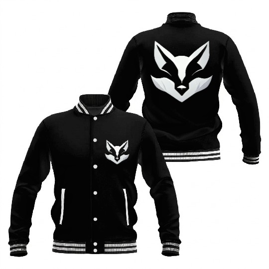 Bad Fox Geometric Baseball Jackets