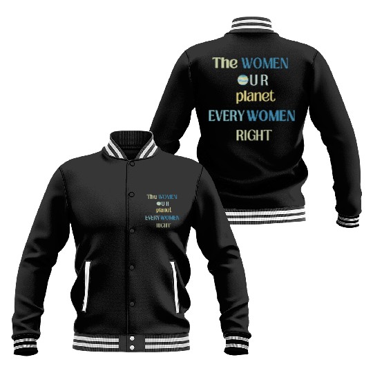 Embrace Equity Happy Women's Day Baseball Jackets