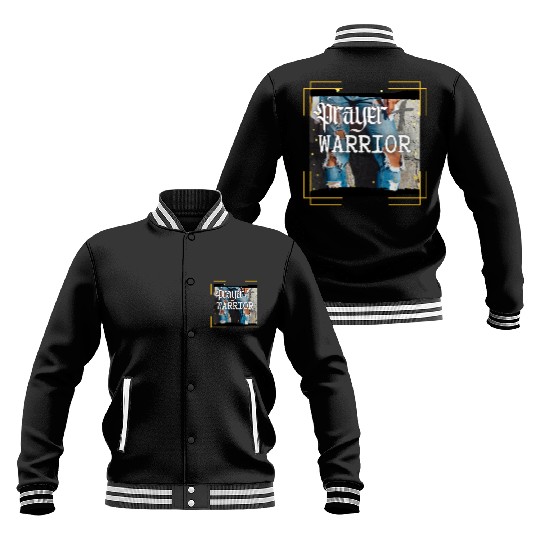 Prayer Warrior - Ripped Jeans Baseball Jackets