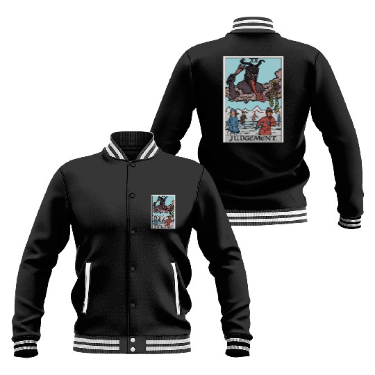 Judgement by Krampus Baseball Jackets