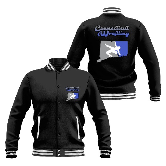 Connecticut Wrestling Baseball Jackets