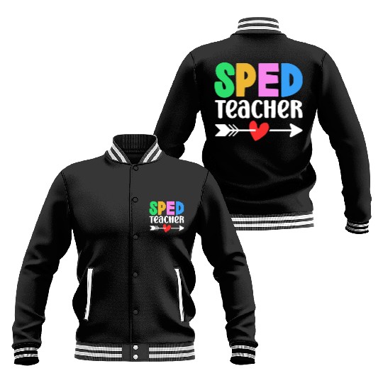 Sped Teacher Special Education Cute Awareness Baseball Jackets