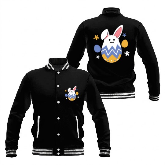 Easter Rabbit Egg Easter Holiday Bunny Baseball Jackets
