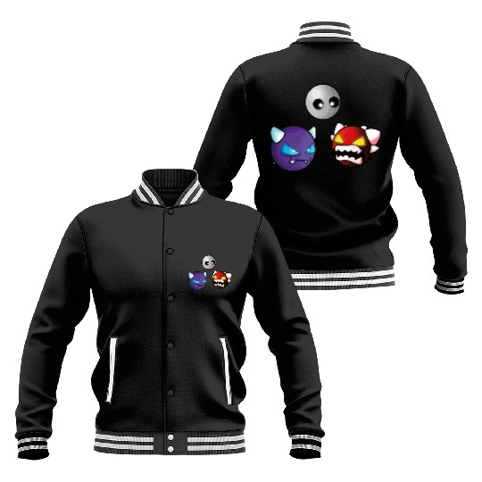 geometry dash insane game Baseball Jackets