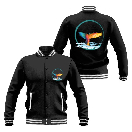 Whale Tail T - Baseball Jackets