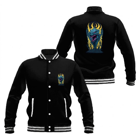 Vampire Dragon1 Baseball Jackets