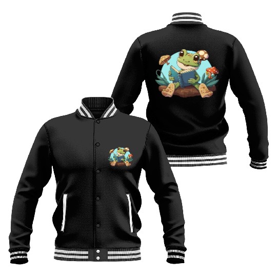 Cottagecore Mushroom Aesthetic Nature Conservation Baseball Jackets