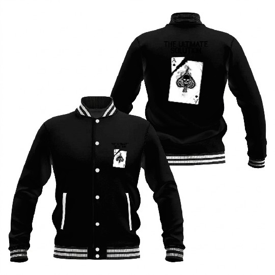playing card - The ultimate solution Baseball Jackets
