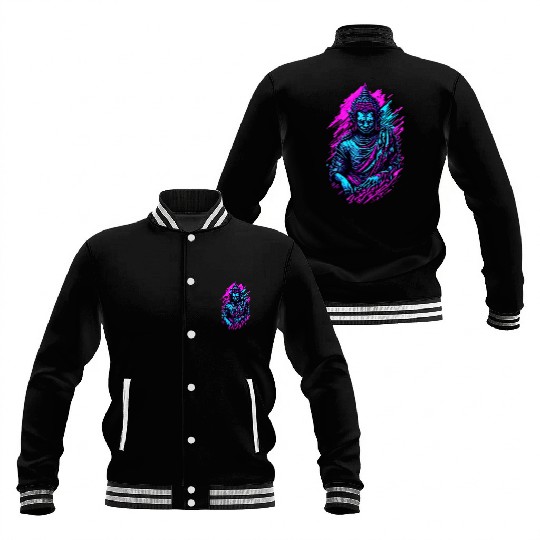 Neon Buddha Baseball Jackets