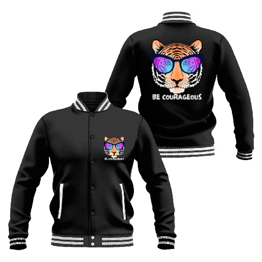 Be Courageous like a Lion Baseball Jackets