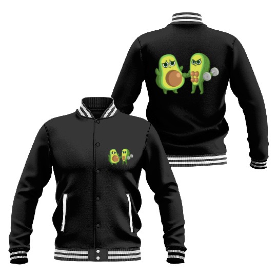 Avocado Gym Baseball Jackets