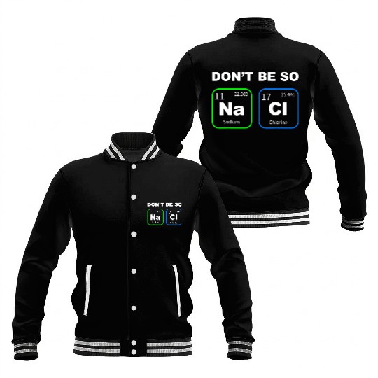 Funny Humorous Science Geek Nerd Chemist Teacher Baseball Jackets