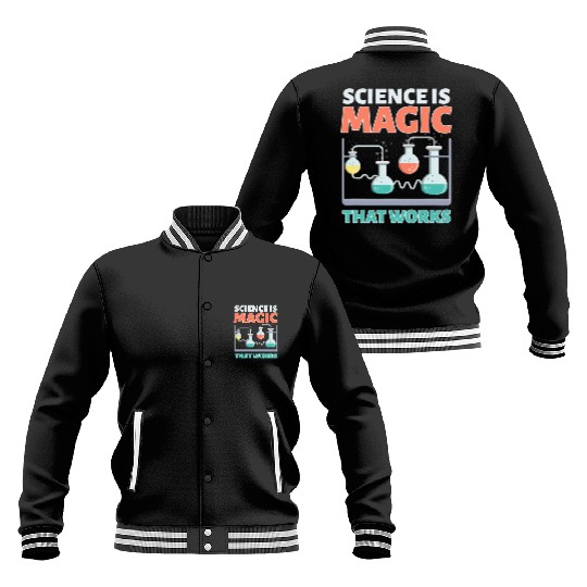 Scientist Chemist Teacher Student Science Magic Th Baseball Jackets