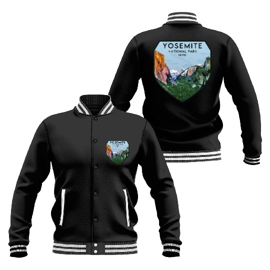 yosemite national park Baseball Jackets