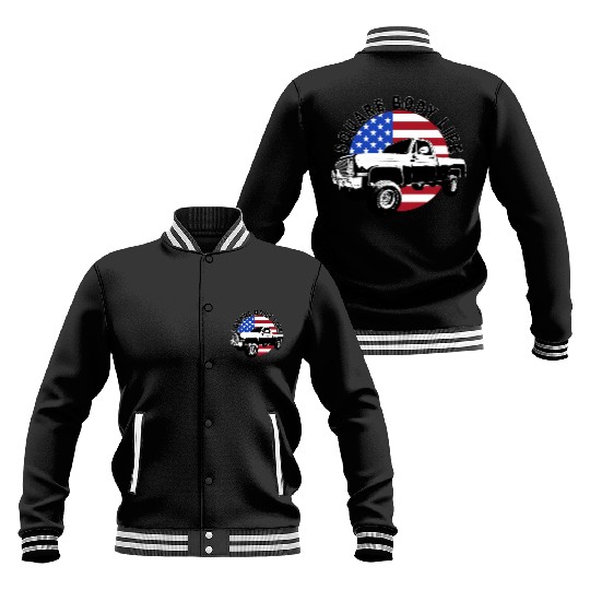 Squarebody Truck 4X4 Square Body Baseball Jackets