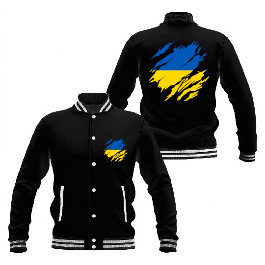 Ukrainian Flag Ukraine Baseball Jackets