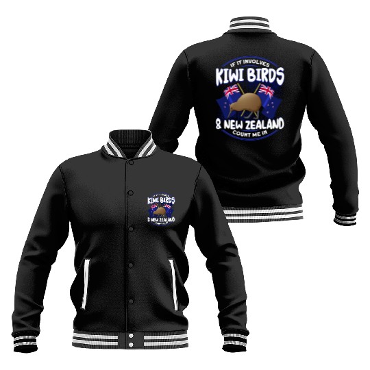 Bird Lover Endangered Species Kiwi Bird Baseball Jackets