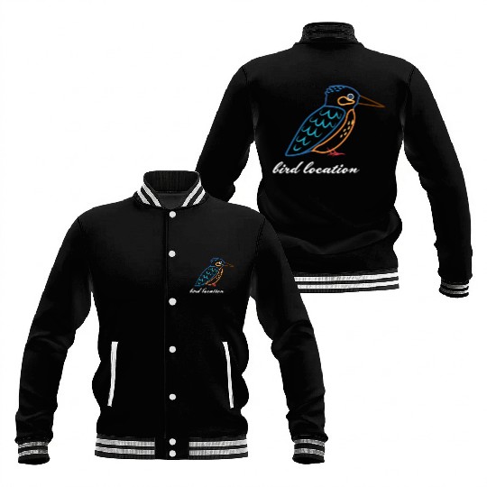 bird location Baseball Jackets