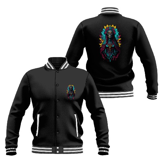 Santa Muerte de Guadalupe Baseball Jackets