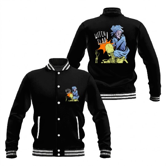 Witch Slap - Halloween Fun Baseball Jackets