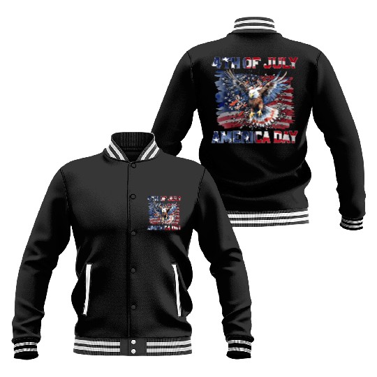 4th of july America Day Baseball Jackets