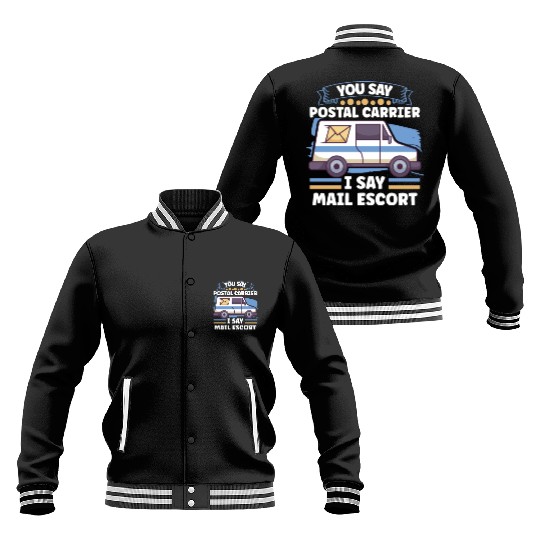 Postal Worker Mail Lady Mail Carrier Postal Baseball Jackets