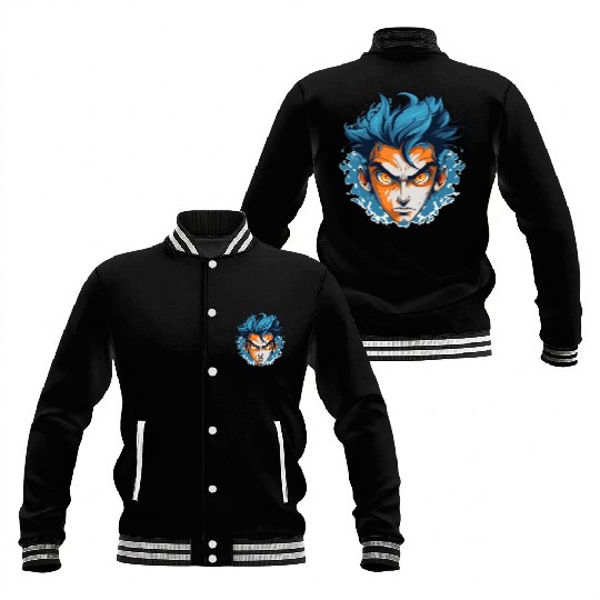 Sapphire Fury. Unleash Your Inner Power. Baseball Jackets