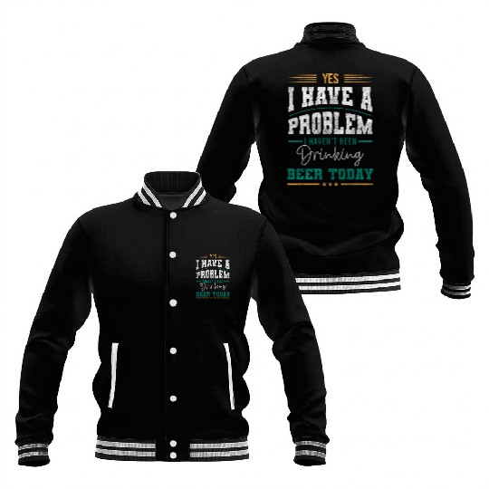 Problem? Fun Black Humor Cool Baseball Jackets