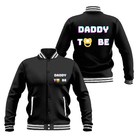Daddy To Be green Baseball Jackets