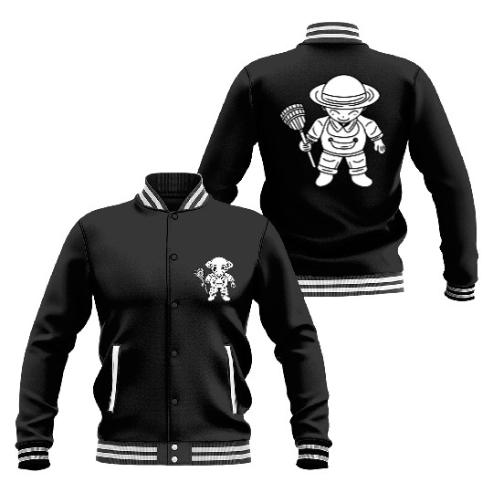 Cute Little Farmer Boy Baseball Jackets