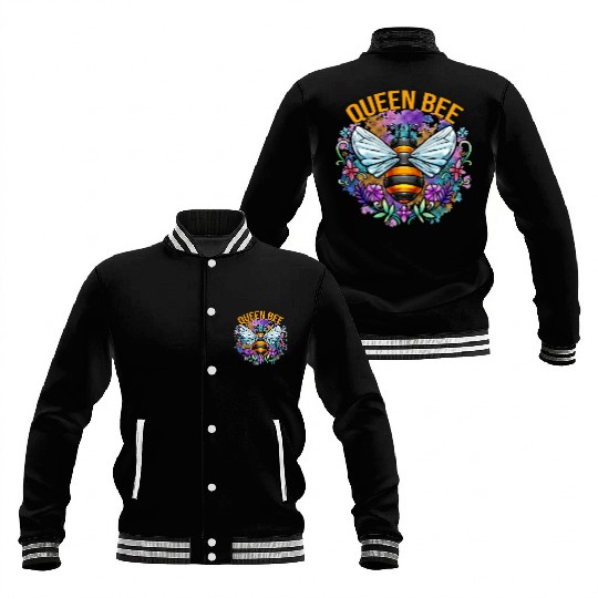 Queen Bee Gardening Baseball Jackets