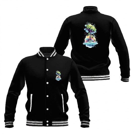 tropical time Baseball Jackets
