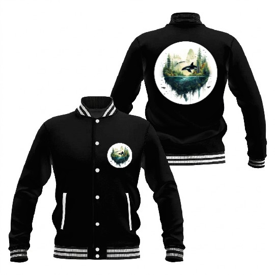 Orca SeaScape Baseball Jackets