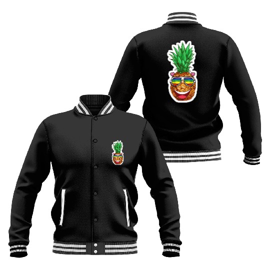 Pineapple Summer Baseball Jackets