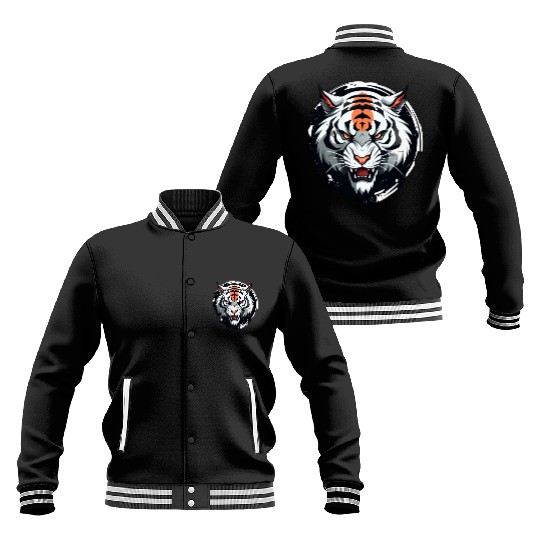 Tiger anime style Baseball Jackets
