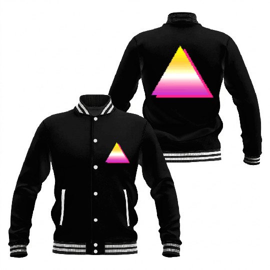 Retro triangle style 80s-90s. Baseball Jackets