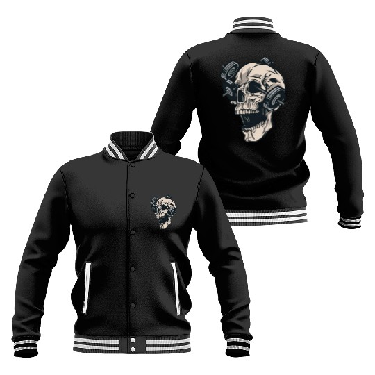 Skull Gym Baseball Jackets