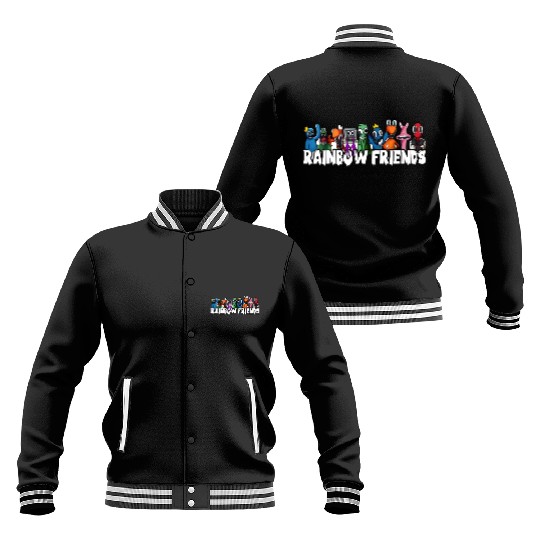 Rainbow Friends Baseball Jackets
