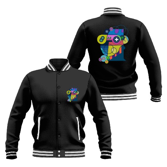 gaming boy. games art Baseball Jackets