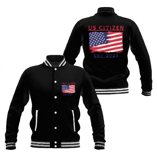 us citizen est 2023 Baseball Jackets