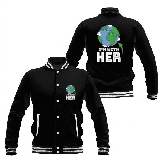 SCIENCE - I'M WITH HER Baseball Jackets