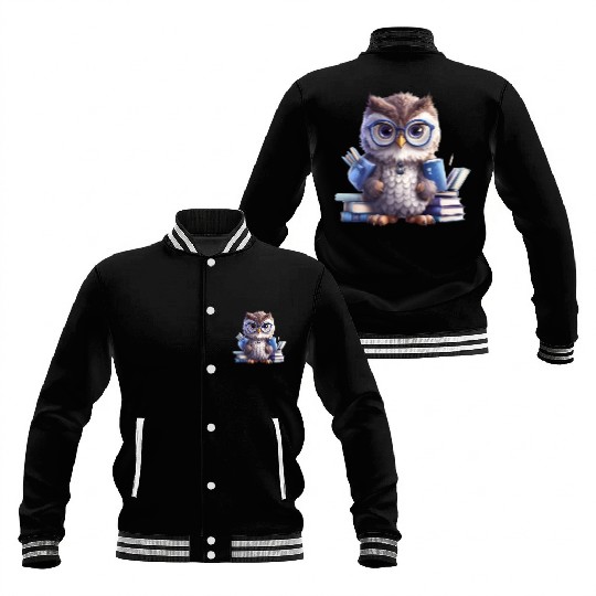 Back to School Owl Baseball Jackets