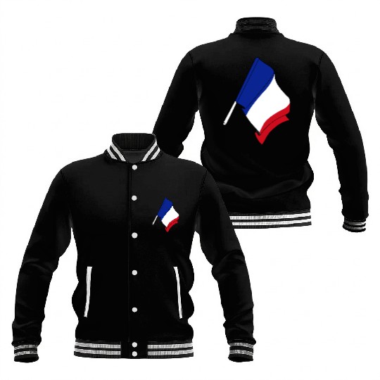 France flag Baseball Jackets