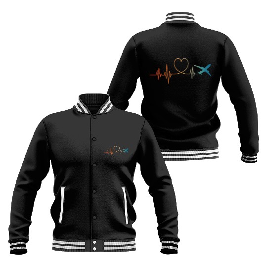 Airplane Aviation Instructor Airline Pilot Baseball Jackets