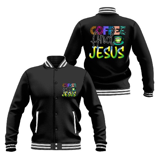 Coffee And Jesus Baseball Jackets