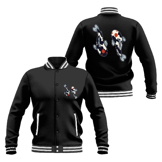 Koi Fish Baseball Jackets
