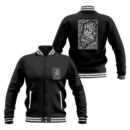 free palestine support palestine Baseball Jackets